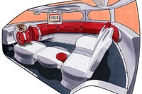 【ジュネーブ・ショー2001出品車】日産『シャポー』のデザインは車内から 画像