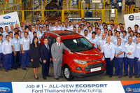フォードのグローバル小型SUV、エコスポーツ 新型…タイでも生産開始 画像