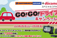 オートバックス×ドコモ「GO!GO!ドライブキャンペーン」ドコモグッズ値引き券が当たる 画像