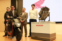 【ホンダ ダンク 発表】今田コミューター領域統括「現在の50ccスクーターでは最速、オールラウンドでNo.1を」 画像