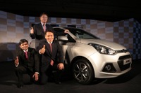 【デリーモーターショー14】ヒュンダイ、小型セダンの エクセント 発表…インド乗用車シェア2位を死守 画像