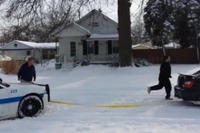 スバル インプレッサ WRX、雪でスタックした警察車両を救出…米国［動画］ 画像