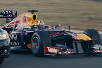 【F1】ルノー、スペシャルムービー公開…レッドブルF1カーと市販車のバトル［動画］ 画像