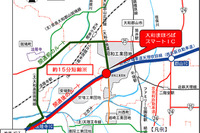 西名阪 大和まほろばスマートIC、大阪側出入口が3月23日開通 画像