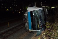 京浜東北線の回送電車が脱線転覆、蒲田~鶴見間運転見合わせ 画像