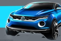 【ジュネーブモーターショー14】フォルクスワーゲン T-ROC、将来の小型SUVを提示 画像