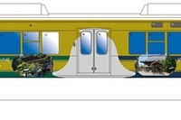 JR西日本、黒田官兵衛のラッピング列車を運転 画像