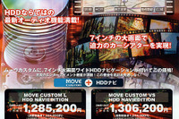 ダイハツ ムーヴ HDDナビエディション、裏表見せます 画像