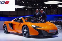 【ジュネーブモーターショー14】マクラーレン 650Sスパイダー 公開、100km/h加速は3秒 画像