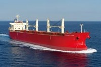 三井造船、5万6000重量トン型ばら積貨物運搬船「フェデラル・ライラ」を引き渡し 画像