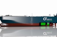 川崎重工、天然ガスを燃料に使用できる自動車運搬船2隻を受注 画像