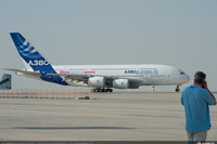 【インド航空ショー14】エアバス、A380がステージ中央に 画像
