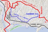 大船渡線BRT、3月21日から元のルートに 画像