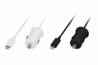 グリーンハウス、ケーブル一体型のLightningシガーソケット充電アダプタ発売 画像