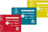 東京メトロと都営地下鉄、旅行者向けのフリー切符発売 画像