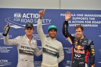 【F1 マレーシアGP】ハミルトン、雨で遅延の予選を制し、今季2度目のポール獲得...可夢偉は20位 画像