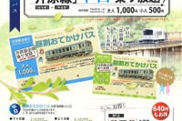 井原鉄道、平日昼間など全線乗り放題の「昼割おでかけパス」発売 画像