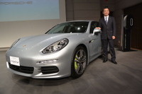 【ポルシェ パナメーラS E-ハイブリッド 発売】七五三木社長「ポルシェならではのPHV」 画像