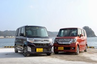 【ダイハツ タント & ホンダ N-BOX＋ 350km試乗】“モアスペース軽”のパイオニア vs 2013年軽販売トップとの頂上対決 画像