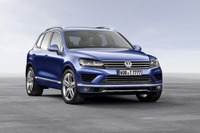 【北京モーターショー14】VW トゥアレグ に2014年型…大幅改良で表情変化 画像