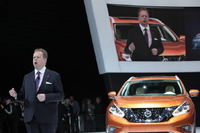 【ニューヨークモーターショー14】日産 ムラーノ 新型、燃費は20%向上 画像