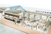 JR東日本、常磐線湯本駅をリニューアル…ホームに足湯 画像