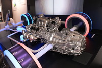 【人とくるまのテクノロジー展14】次期 ホンダ NSX のパワーユニットを展示…V6+4WDハイブリッド 画像