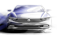 【パリモーターショー14】VW パサート次期型、スケッチ公開…サイズ小型化 画像