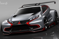 三菱 XR-PHEV エボリューション 発表…GT6 のための究極「エボ」 画像