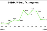 自動車趣味は何位にランクイン?「幸福感」に関するアンケート 画像