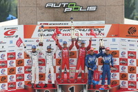 【SUPER GT 第3戦】GT-RがGT500の表彰台を独占…優勝は松田次生&クインタレッリ 画像