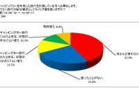 キャンピングカーユーザー、キャンプ場のAC電源や野外料理に魅力…日本RV協会調べ 画像