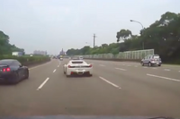 日産 GT-R と フェラーリ 458、高速道路で公道レースか…台湾で事故［動画］ 画像