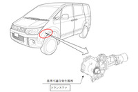 【リコール】三菱 デリカ 1万2000台、トランスファとエンジンECUに不具合 画像