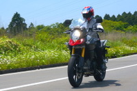 【スズキ Vストローム1000 ABS 試乗】軽量アドベンチャー、優れたシート形状で足付き性は良好…和歌山利宏 画像