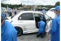 奈良で不正改造車の街頭検査、4台に整備命令 画像