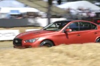 【グッドウッド14】インフィニティ Q50 オールージュ、セダン版 GT-R が1.8kmを初走行［動画］ 画像