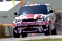 【グッドウッド14】レンジローバー スポーツ 新型に最強の「SVR」…獰猛なサウンド［動画］ 画像