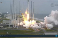 国際宇宙ステーション補給船 シグナス2号機打ち上げ 画像