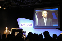 【トヨタ RAV4 新型発表】渡辺社長、「半年は月5000台」 画像