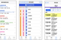 iOS向け「乗換NAVITIME」、新幹線時刻表をリニューアル 画像