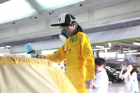 クルマの塗装を子どもたちが体験…「将来のきっかけに」ホンダボディサービス栃木 画像