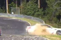 BMW M5、世界最速の“ニュルブルクリンクタクシー”…2 度目の事故［動画］ 画像