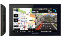 セイワ、22mm薄型フラットパネル採用の8V型ポータブルナビを発売 画像
