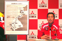 【パリダカ06】三菱記者会見…チームメイトが最強ライバル 画像