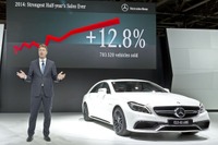 【モスクワモーターショー14】メルセデス CLS63 AMG 改良新型、ロシア初公開…585psツインターボ 画像