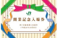 中央線四ツ谷駅など開業120周年…記念入場券発売 画像