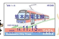 熊本市電のIC定期券、10月1日から発売…全線フリーに 画像
