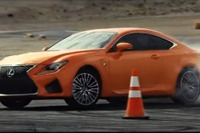 レクサス RC F 、定常円旋回…完璧なドーナツを描く［動画］ 画像