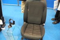 【国際物流総合展14】JUKIのスリープバスター、シートに座るだけで眠気を事前に察知して警告 画像